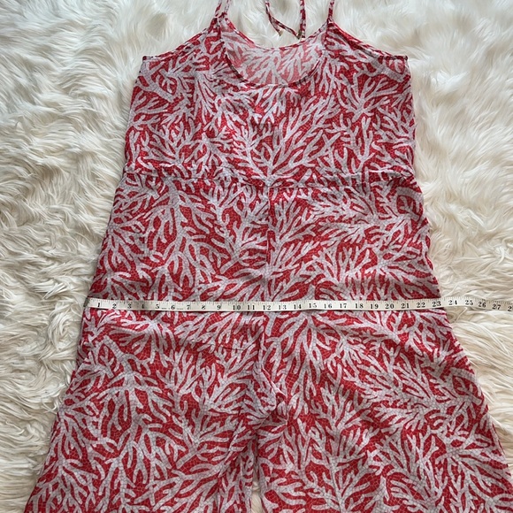 MICHAEL Michael Kors “Sea Coral” 🪸 Swim Cover-Up Jumpsuit - Picture 12 of 16